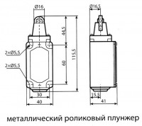Концевой выключатель LXK3-20S/L ЭНЕРГИЯ - ЭТК  Урал Лайн, Тюмень